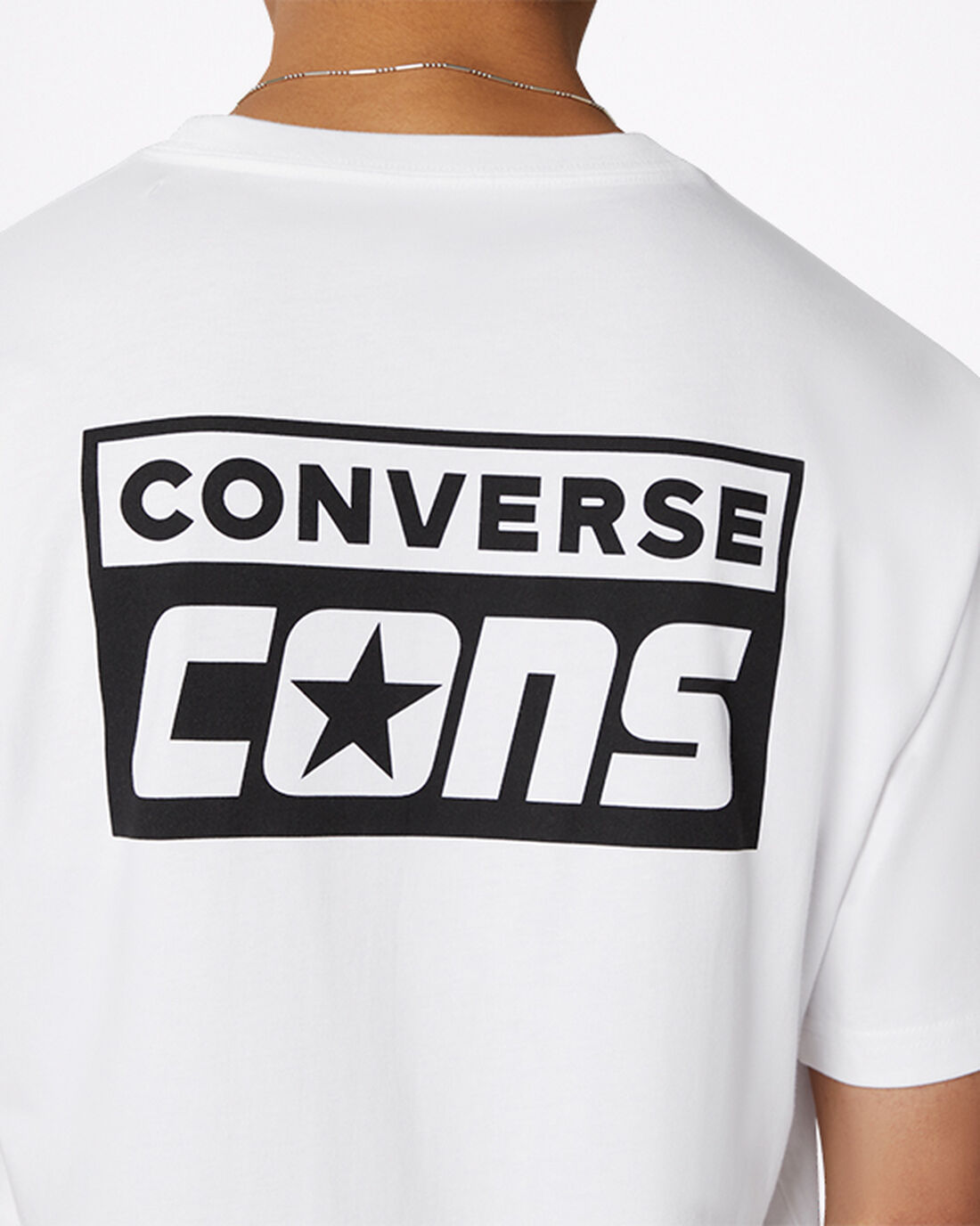 Converse CONS Graphic T-shirt Herr Vita | Sverige-15368