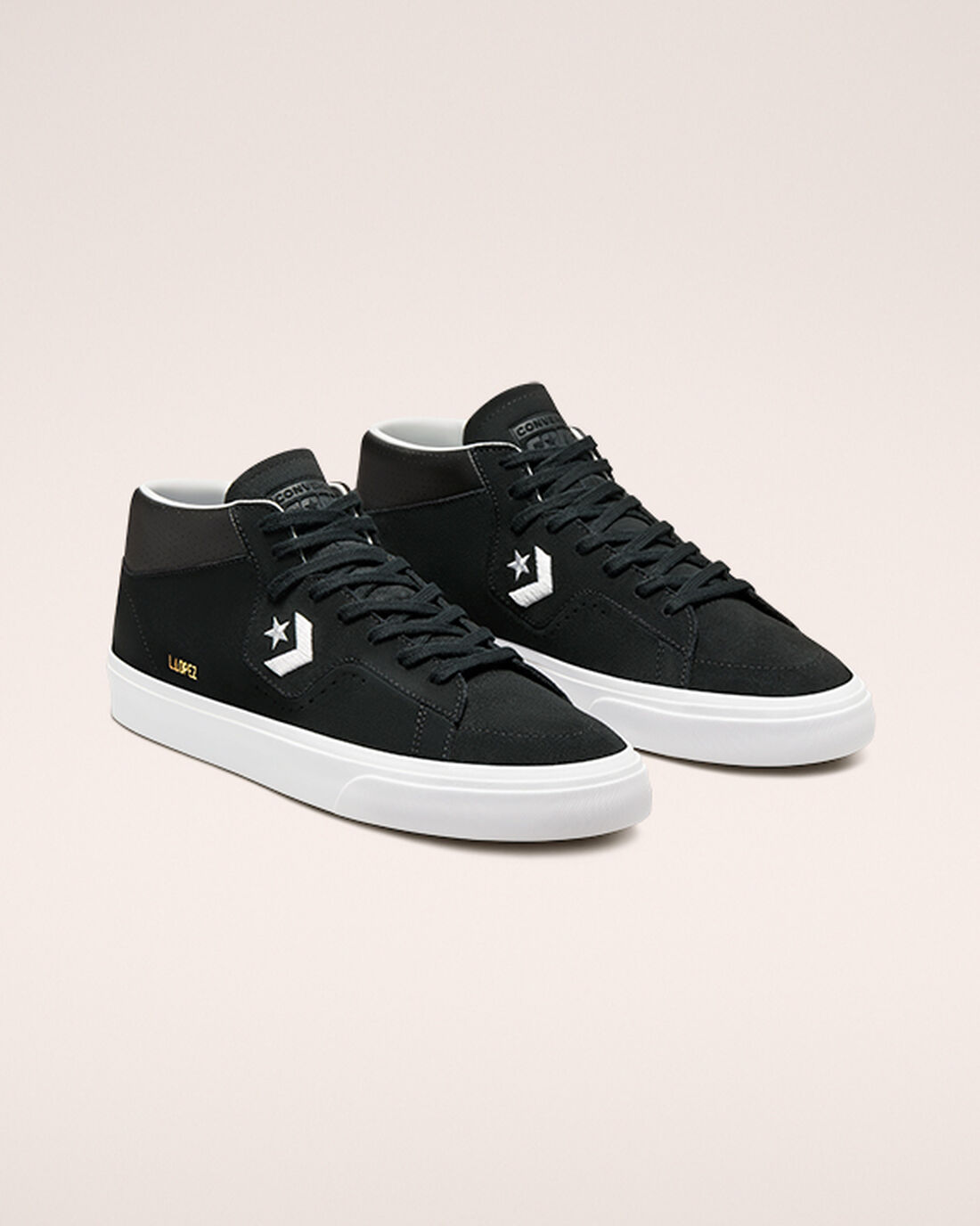 Converse CONS Louie Lopez Pro Mid Skateskor Herr Svarta/Vita | Sverige-54768