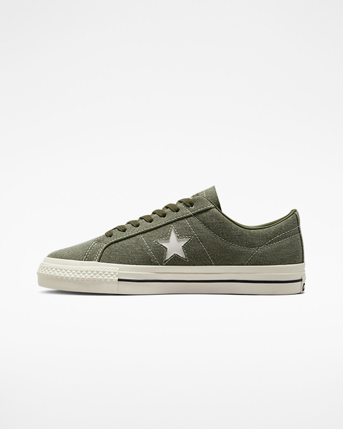 Converse CONS One Star Pro Heavyweight Canvas Skateskor Dam Olivgröna/Svarta | Sverige-91460