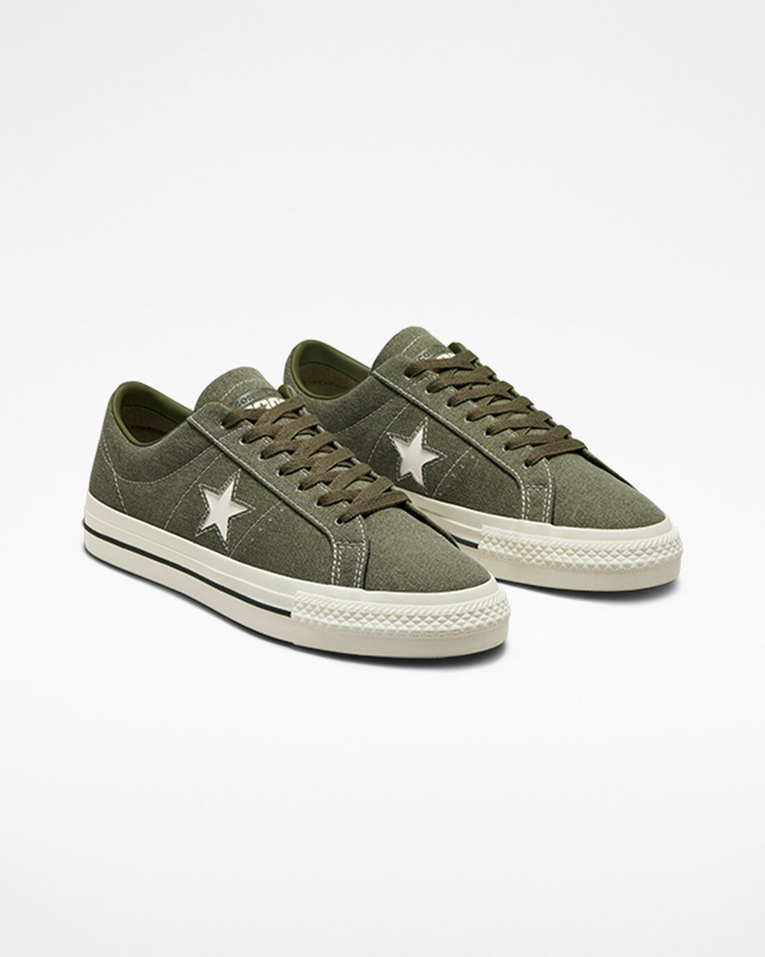 Converse CONS One Star Pro Heavyweight Canvas Skateskor Dam Olivgröna/Svarta | Sverige-91460