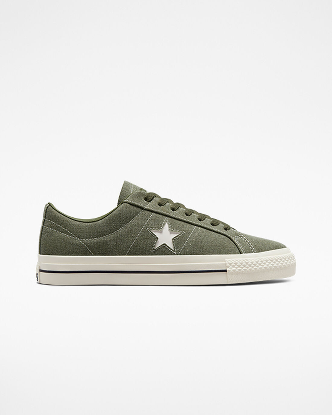 Converse CONS One Star Pro Heavyweight Canvas Skateskor Dam Olivgröna/Svarta | Sverige-91460