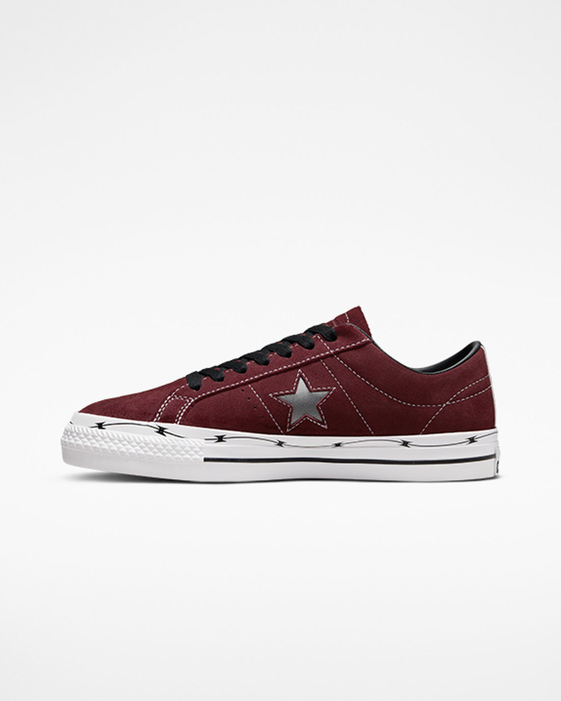 Converse CONS One Star Pro Razor Wire Skateskor Dam MörkBurgundy/Svarta/Vita | Sverige-19564