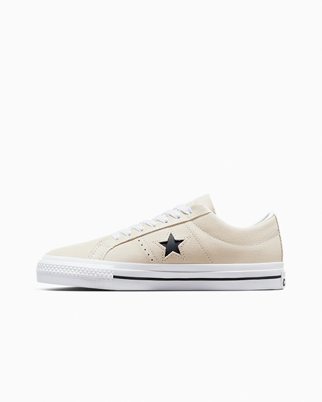 Converse CONS One Star Pro Suede Skateskor Dam Beige/Vita/Svarta | Sverige-18026