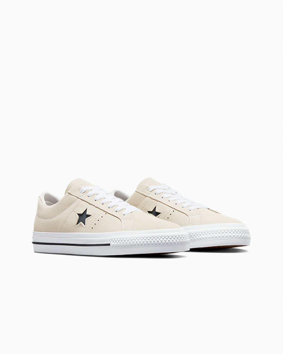 Converse CONS One Star Pro Suede Skateskor Herr Beige/Vita/Svarta | Sverige-50782