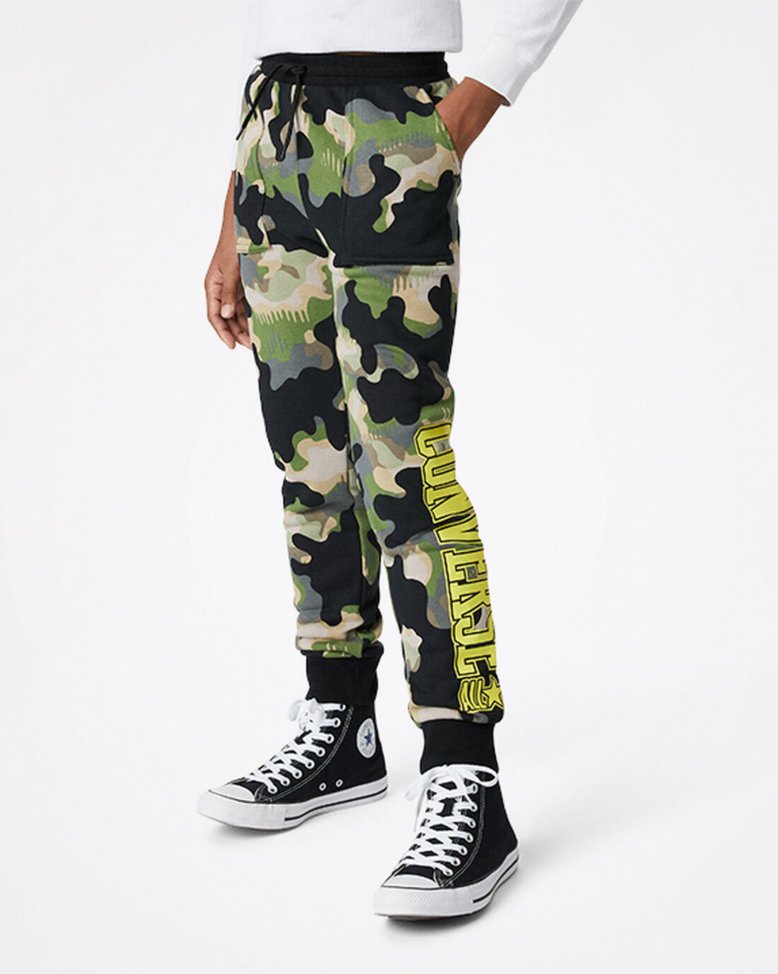 Converse Camo Jogger Byxor Pojke Olivgröna | Sverige-52908