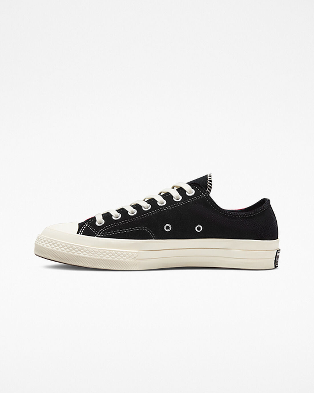 Converse Chuck 70 Beyond Retro Velvet Sneakers Dam Svarta/Röda | Sverige-38274