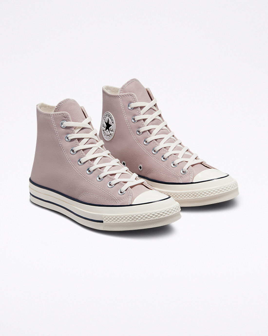 Converse Chuck 70 Canvas Höga Sneakers Dam Grå/Svarta | Sverige-41589