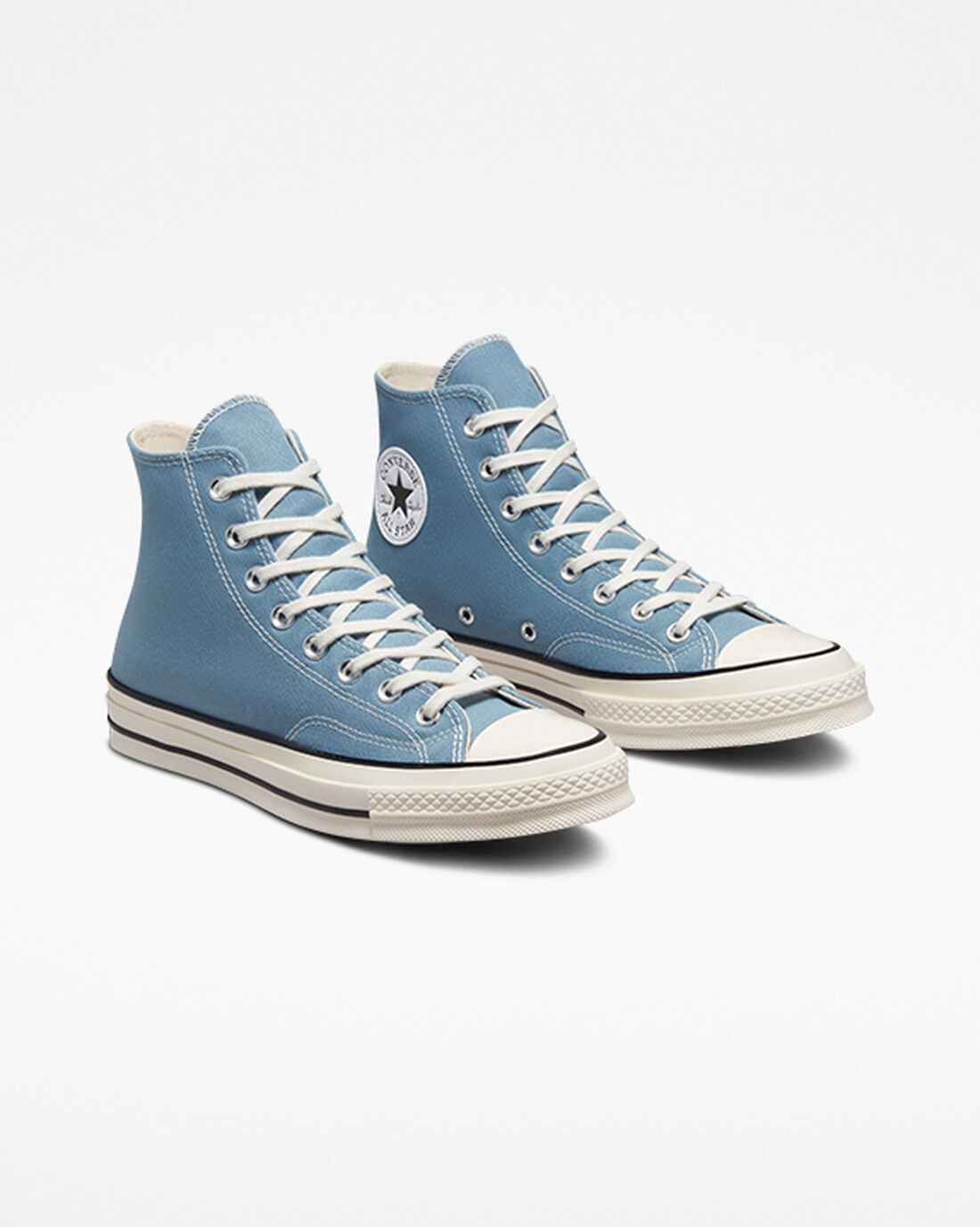 Converse Chuck 70 Canvas Höga Sneakers Dam Indigo/Svarta | Sverige-90372