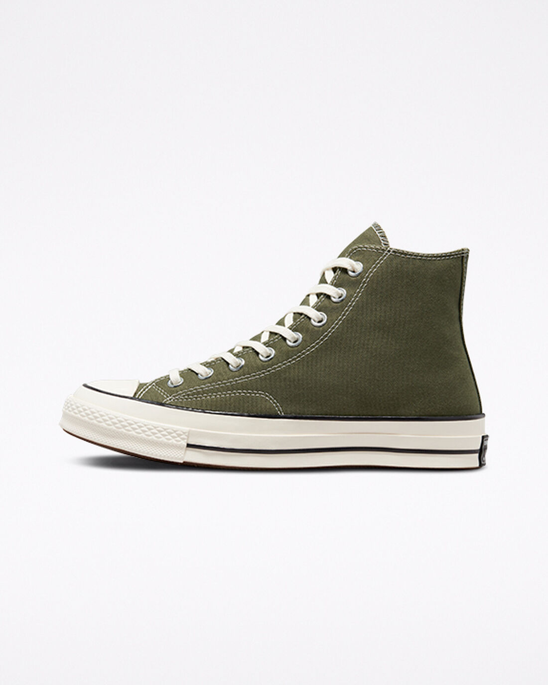 Converse Chuck 70 Canvas Höga Sneakers Herr Olivgröna/Svarta | Sverige-15374