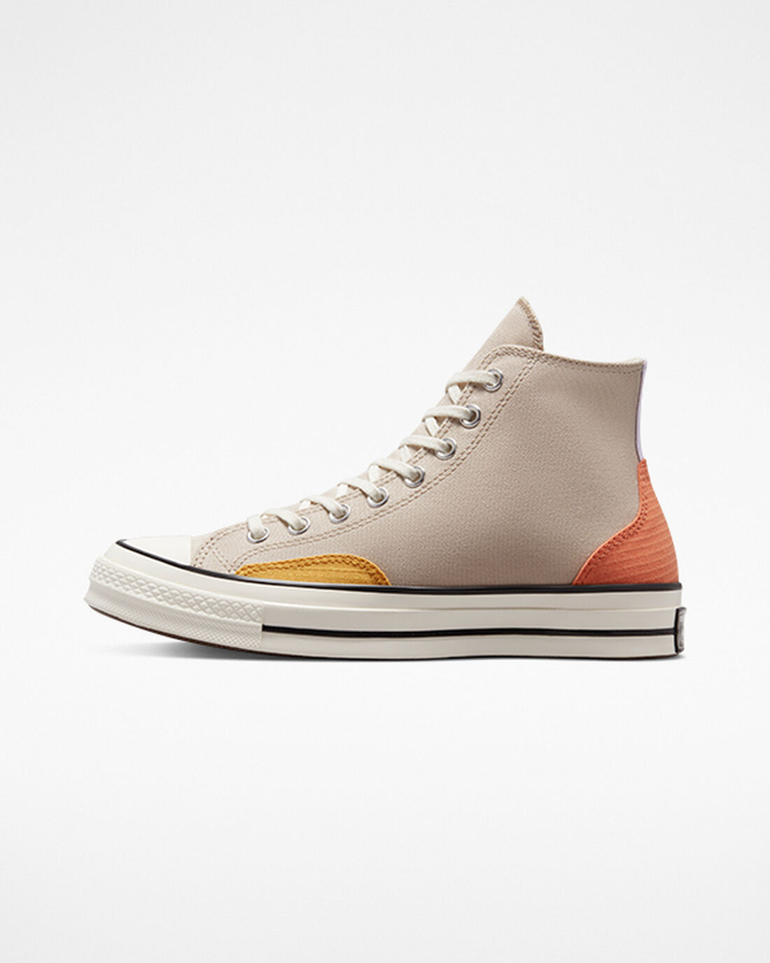 Converse Chuck 70 Color Block Höga Sneakers Herr Beige/Gröna/Orange | Sverige-94602