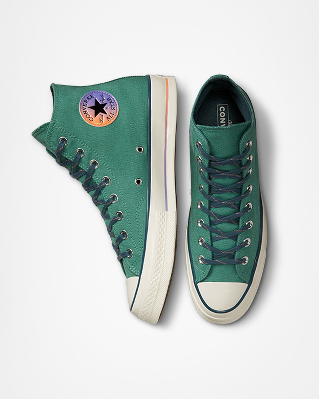 Converse Chuck 70 Color Fade Höga Sneakers Herr Gröna | Sverige-29478