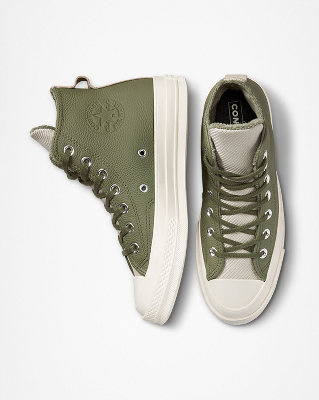 Converse Chuck 70 Counter Climate Höga Sneakers Dam Olivgröna | Sverige-39854