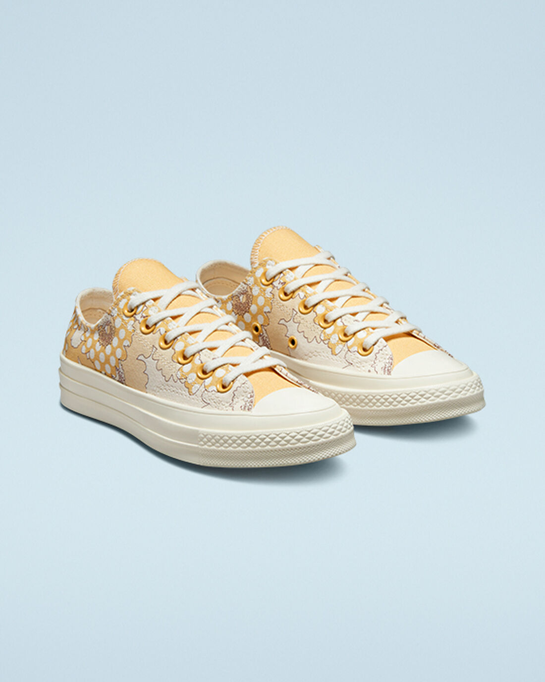 Converse Chuck 70 Crafted Florals Sneakers Dam Mango/Svarta | Sverige-42910