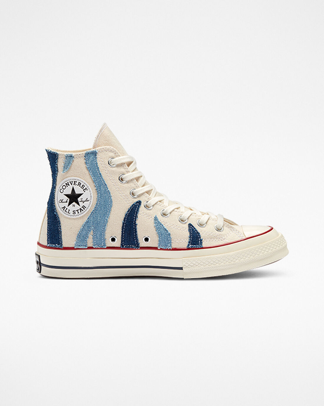 Converse Chuck 70 Denim Höga Sneakers Dam Beige | Sverige-78539