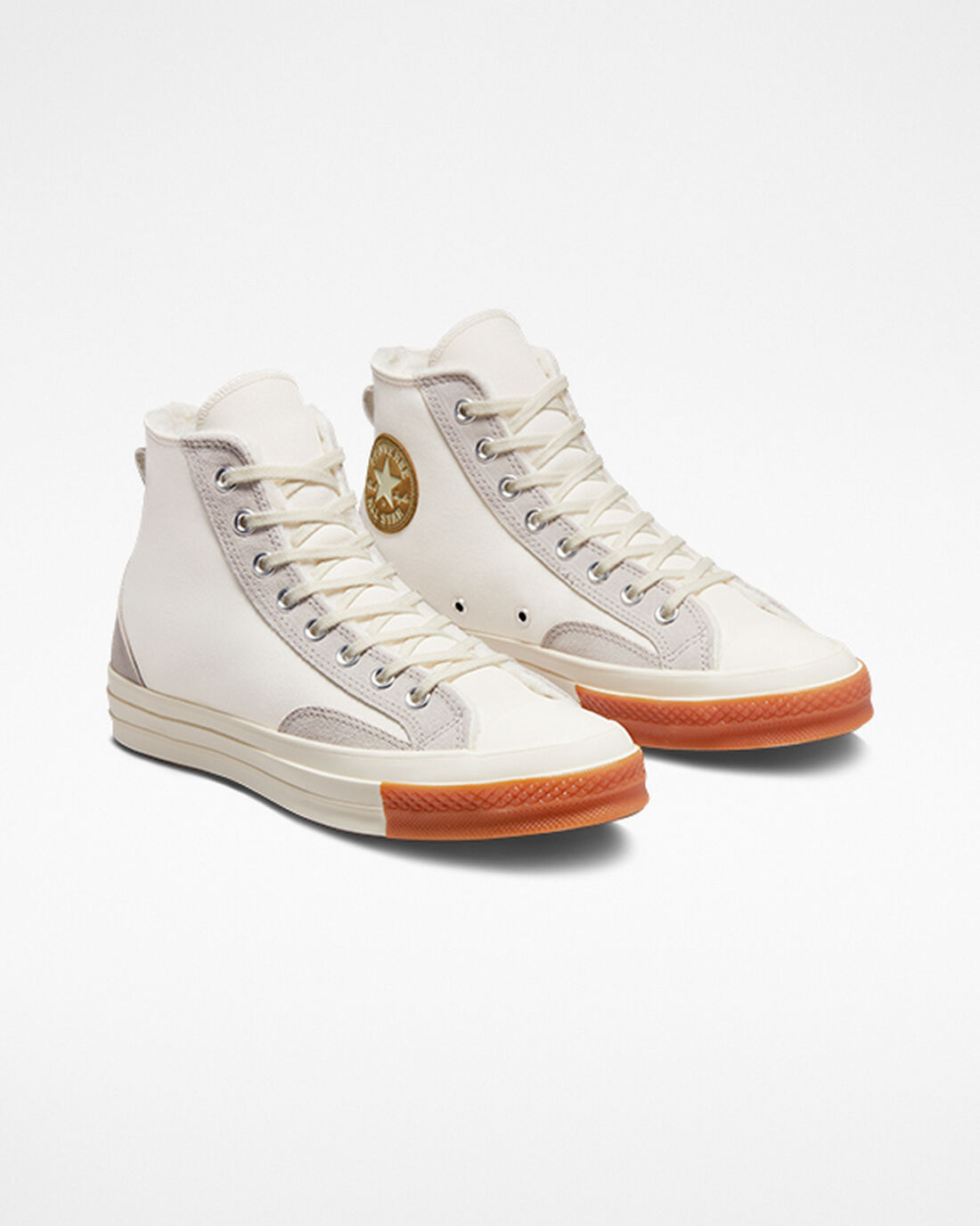 Converse Chuck 70 Fodrade Colorblock Höga Sneakers Herr Vita | Sverige-36874