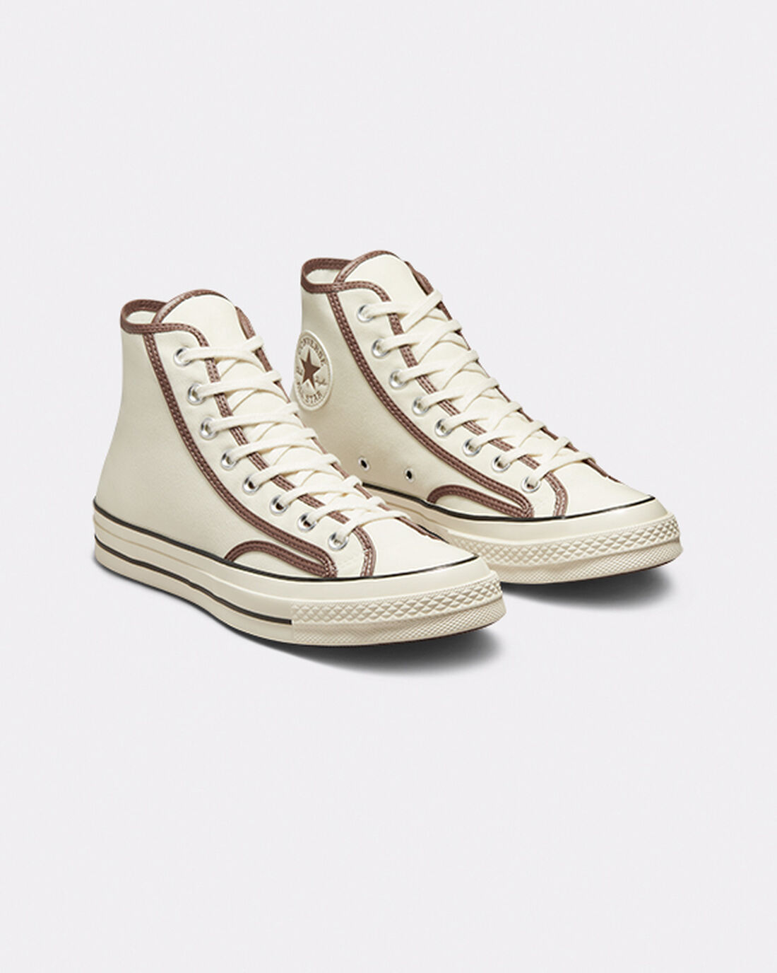 Converse Chuck 70 Heavyweight Canvas Höga Sneakers Dam Beige/Bruna | Sverige-28136