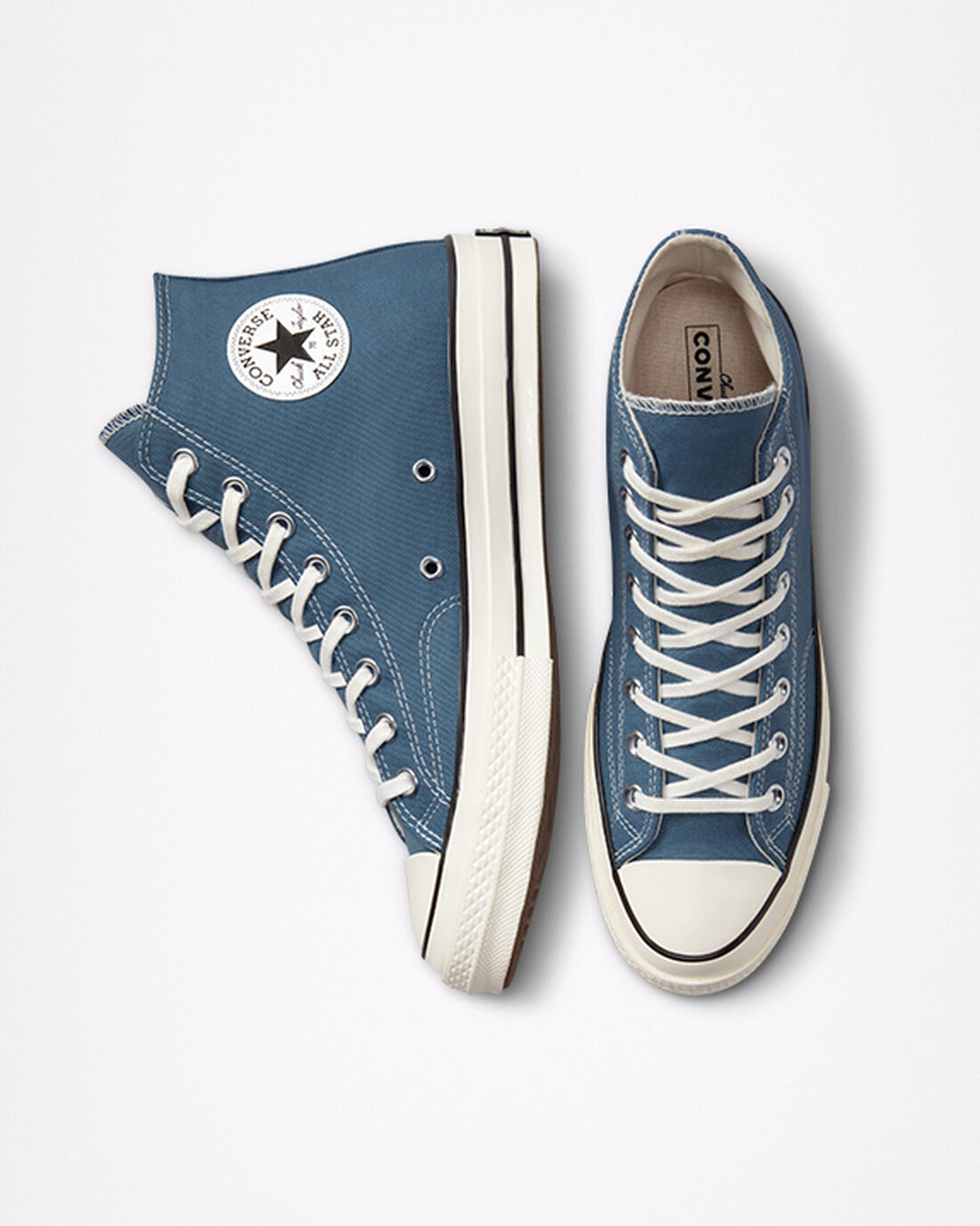 Converse Chuck 70 Höga Sneakers Dam Blå/Svarta | Sverige-67890