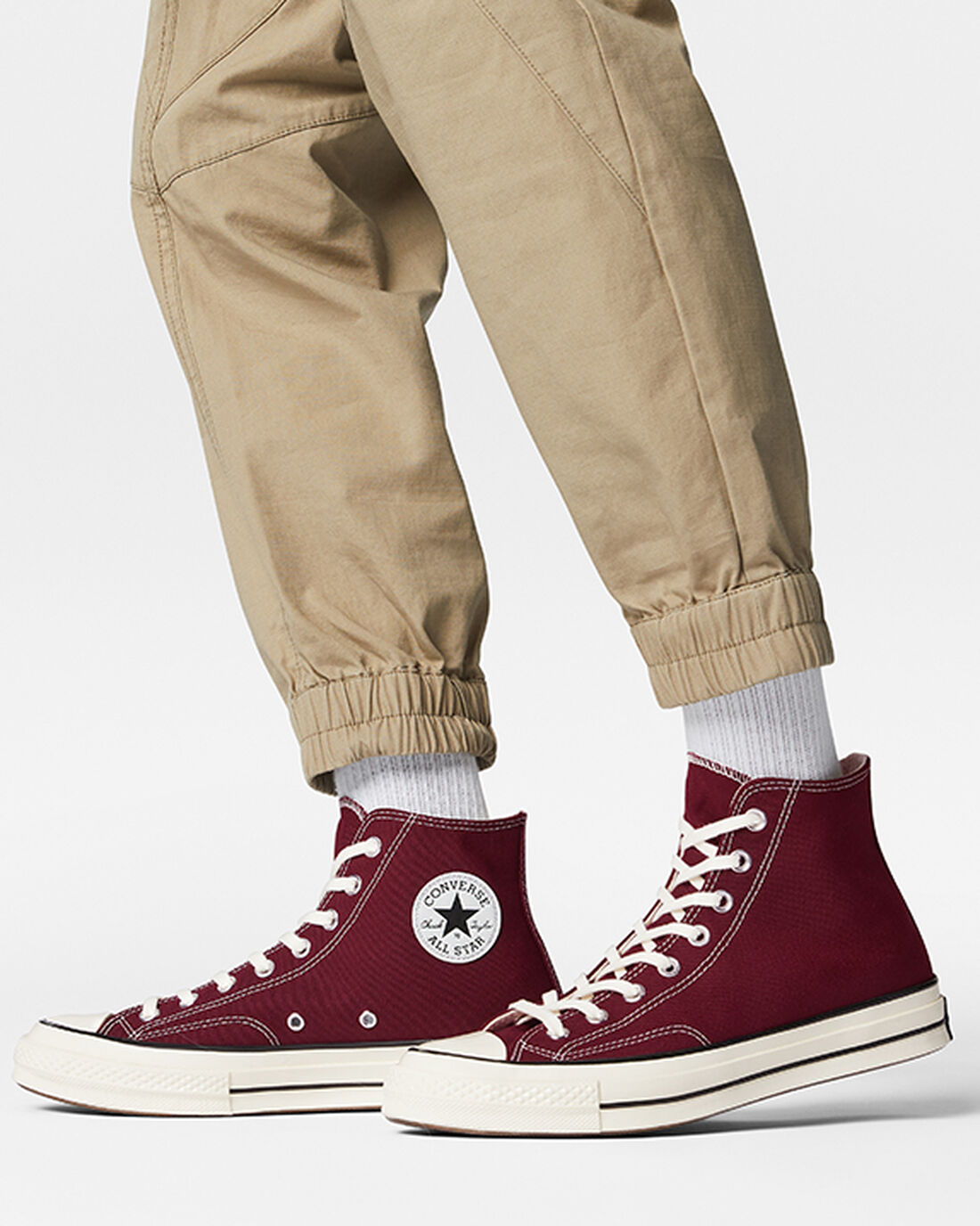 Converse Chuck 70 Höga Sneakers Dam MörkBurgundy/Svarta | Sverige-13065