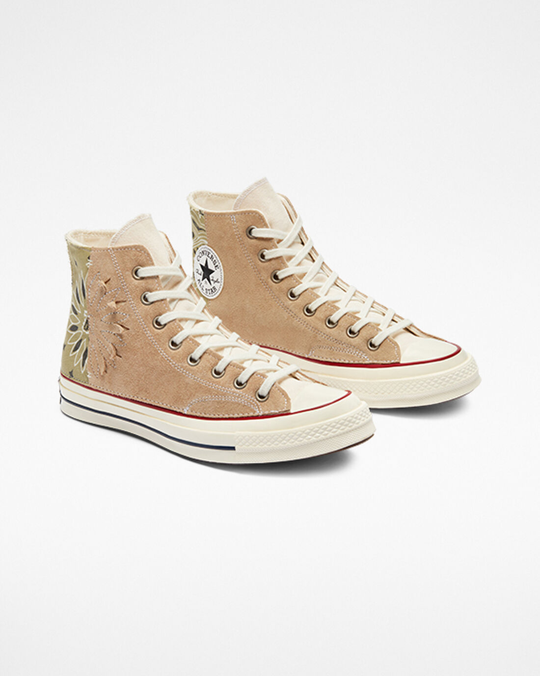 Converse Chuck 70 LTD Paisley Suede Höga Sneakers Herr Beige | Sverige-70583