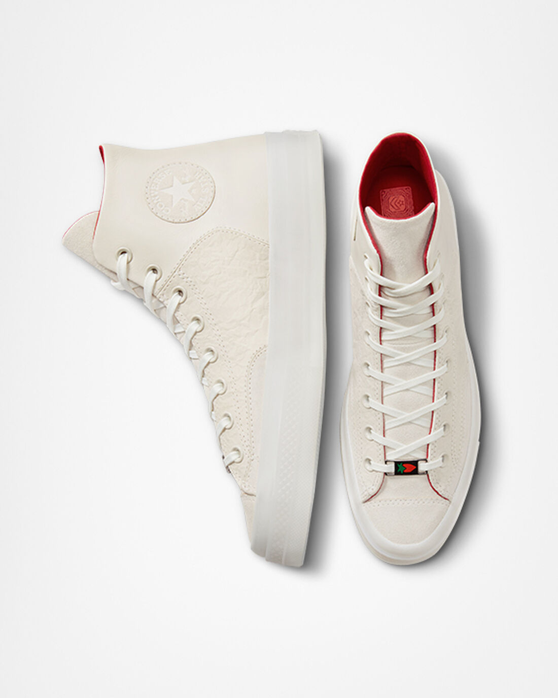 Converse Chuck 70 Marquis Year of the Rabbit Höga Sneakers Dam Beige/Röda/Vita | Sverige-28609