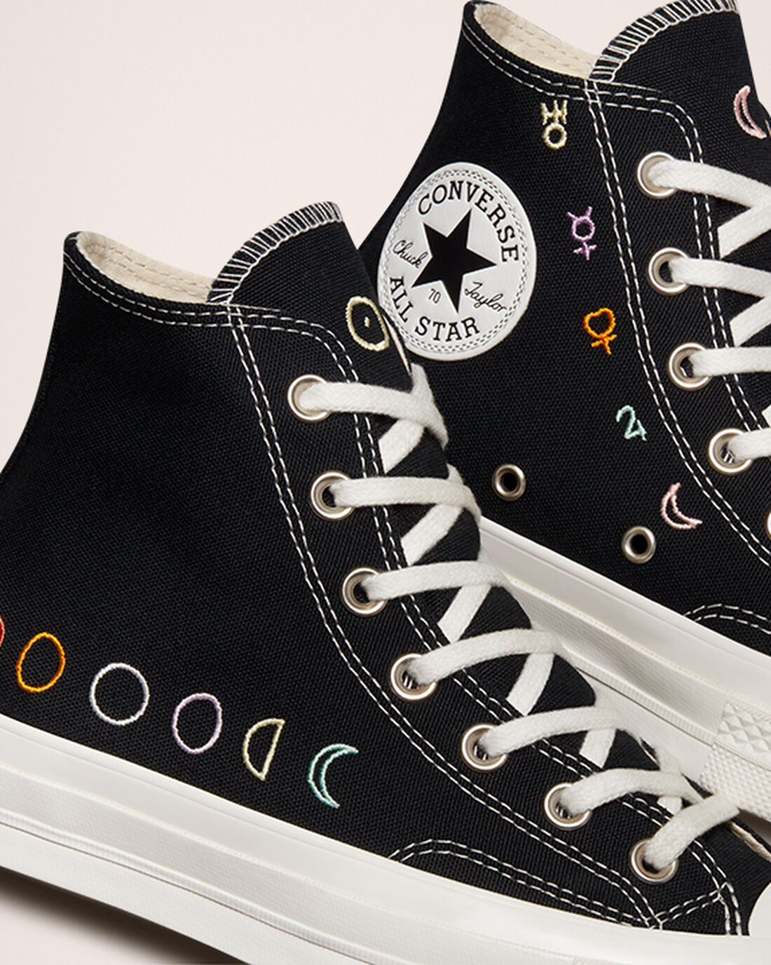 Converse Chuck 70 Mystic Symbols Höga Sneakers Dam Svarta/Vita | Sverige-64327