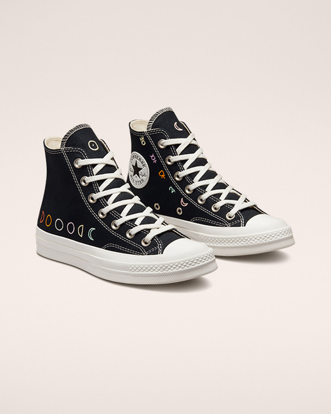 Converse Chuck 70 Mystic Symbols Höga Sneakers Dam Svarta/Vita | Sverige-64327