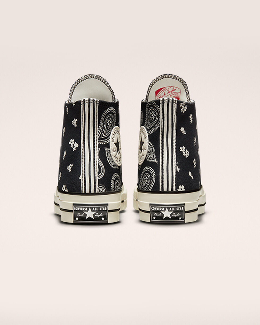 Converse Chuck 70 Paisley Höga Sneakers Dam Svarta | Sverige-43580