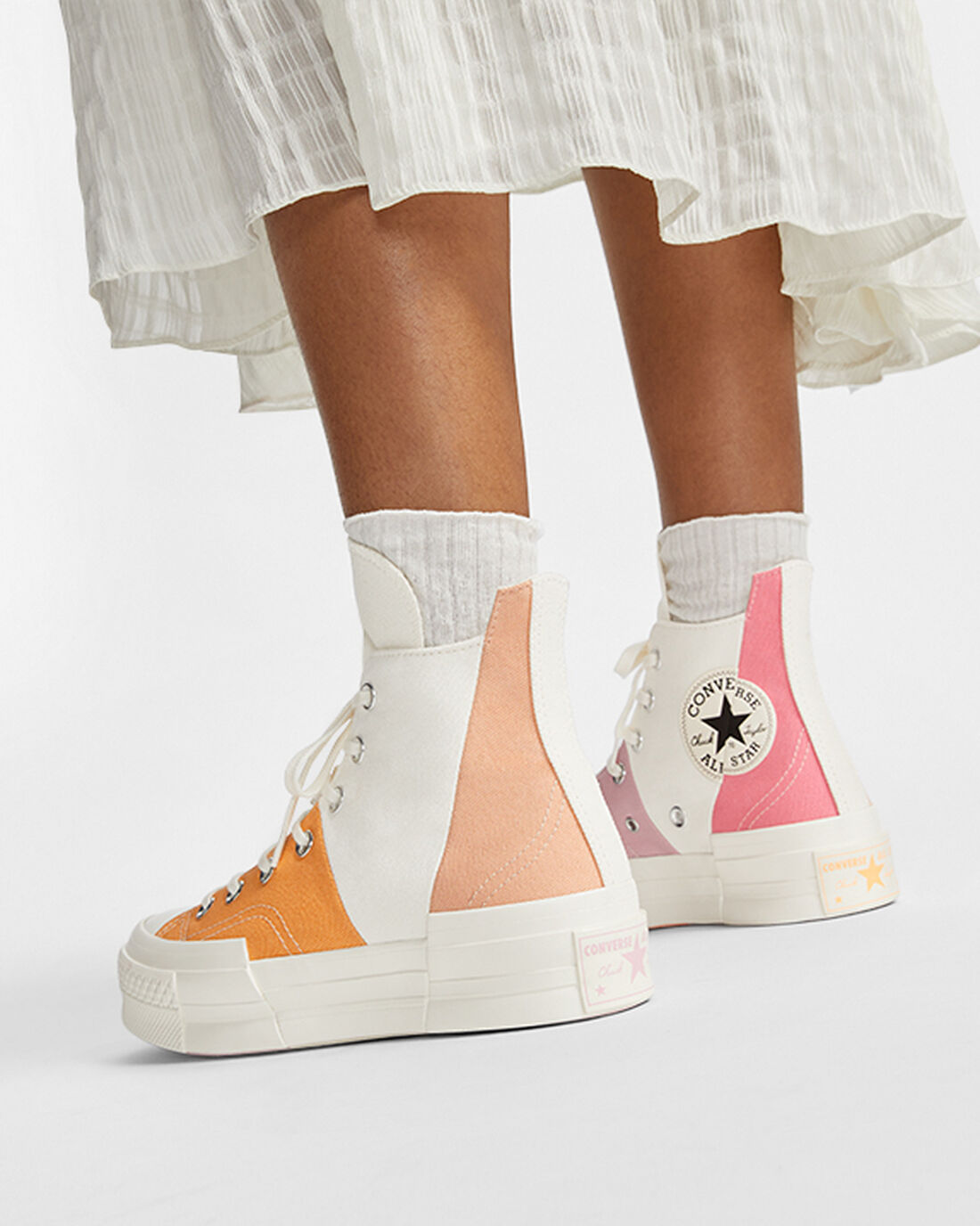 Converse Chuck 70 Plus Color Candy Höga Sneakers Herr Beige/Orange Rosa | Sverige-59427