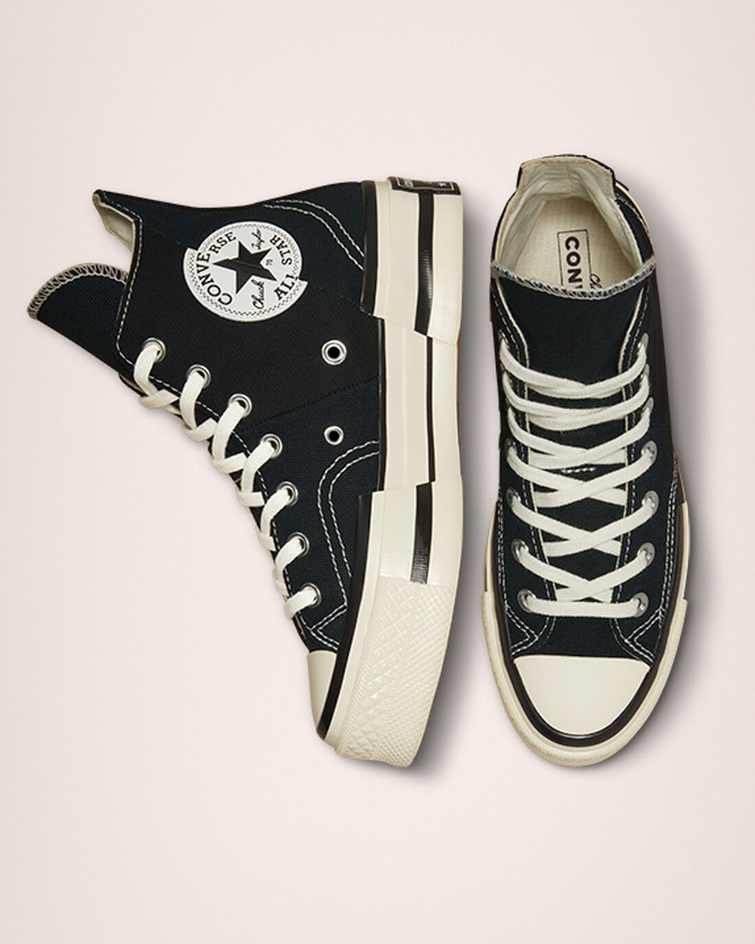 Converse Chuck 70 Plus Höga Sneakers Dam Svarta | Sverige-32791