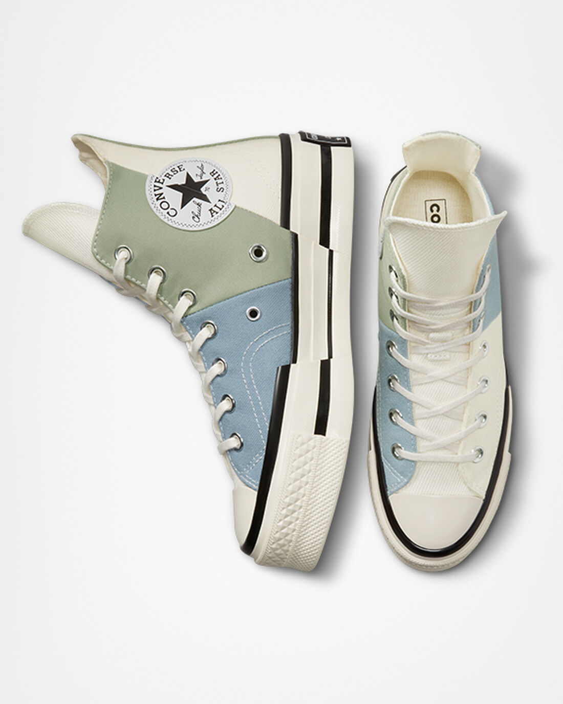 Converse Chuck 70 Plus Höga Sneakers Dam Olivgröna | Sverige-63541