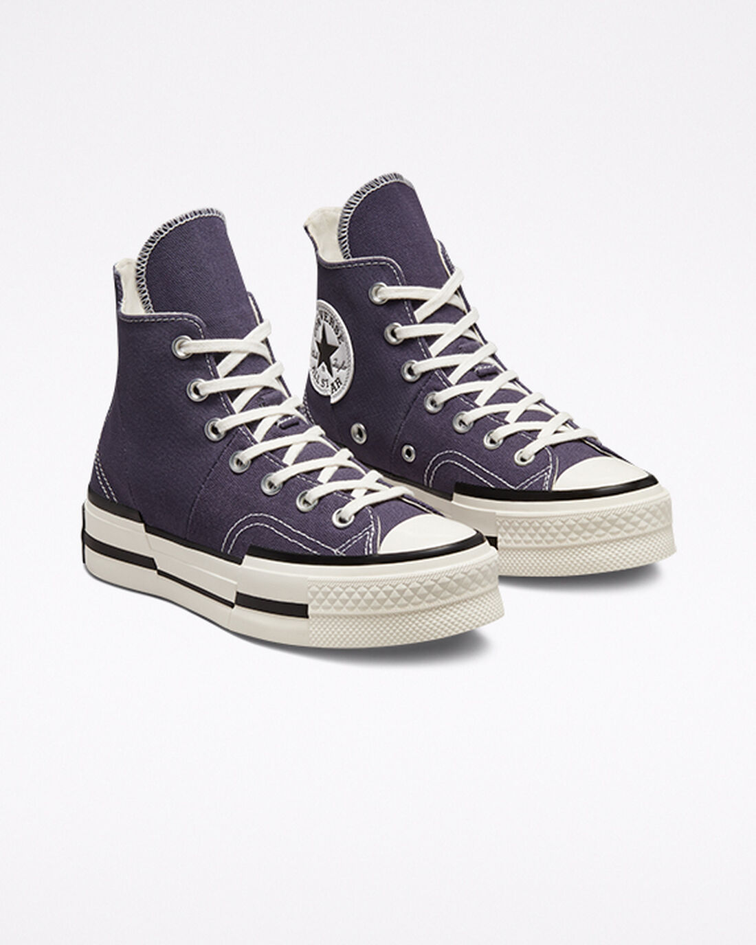 Converse Chuck 70 Plus Höga Sneakers Dam Lila/Svarta | Sverige-84052