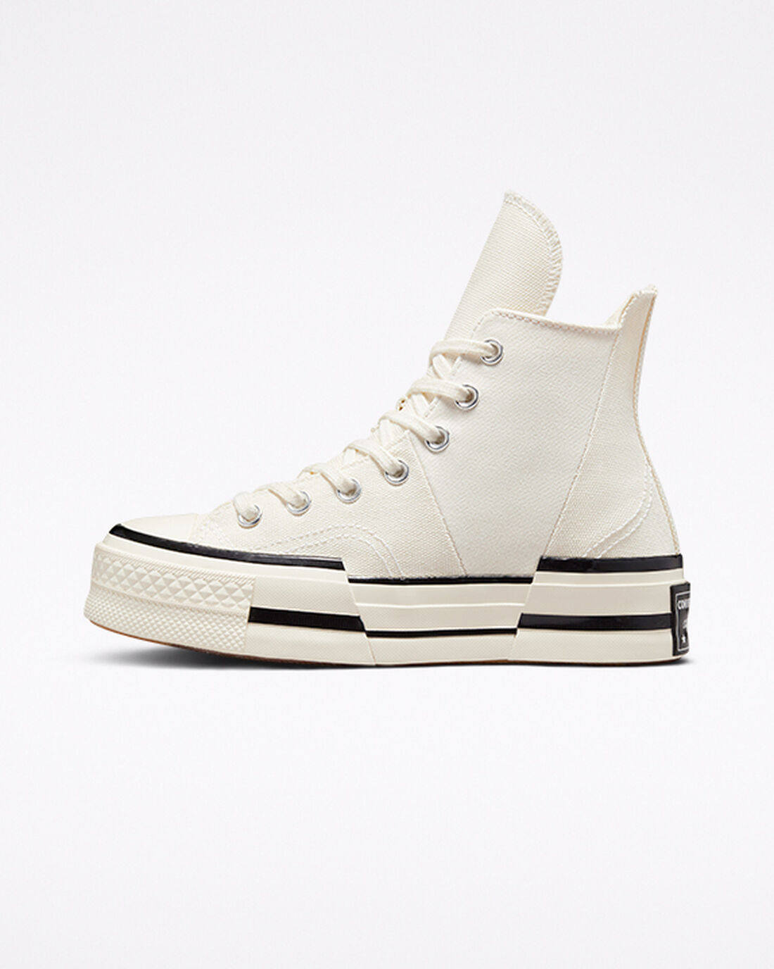 Converse Chuck 70 Plus Höga Sneakers Herr Beige/Svarta | Sverige-92845