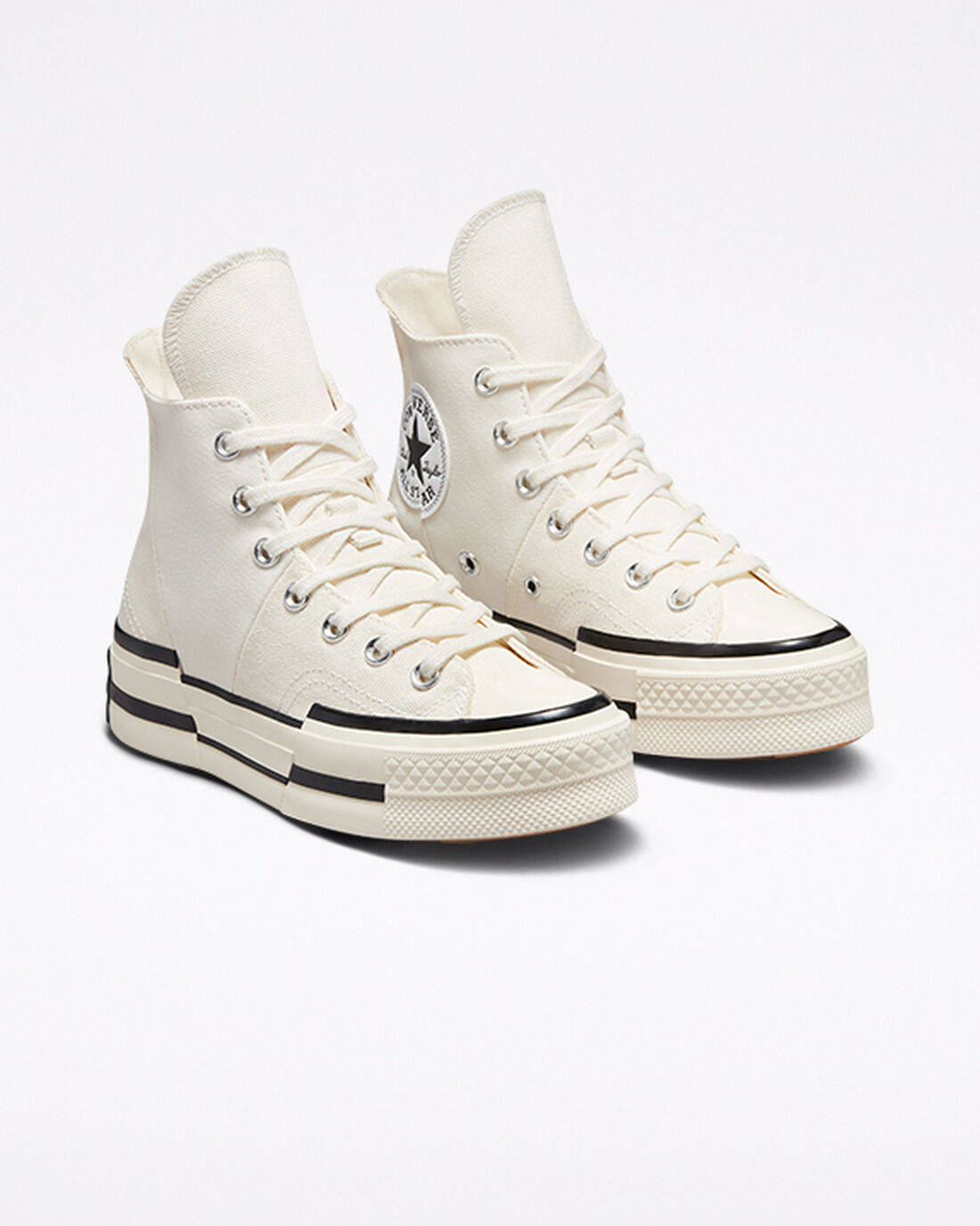 Converse Chuck 70 Plus Höga Sneakers Herr Beige/Svarta | Sverige-92845