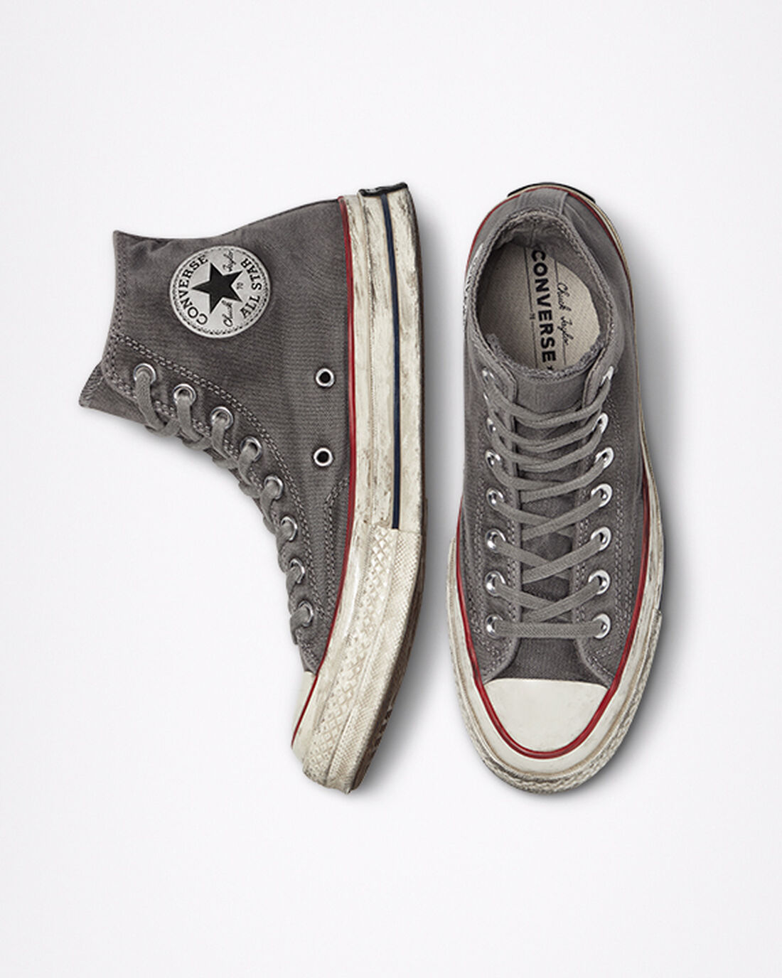 Converse Chuck 70 Smoked Canvas Höga Sneakers Dam Vita | Sverige-10894