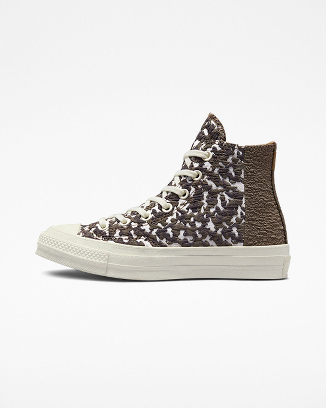 Converse Chuck 70 Split Upper Jacquard Camo Höga Sneakers Dam Bruna/Mörk | Sverige-89102