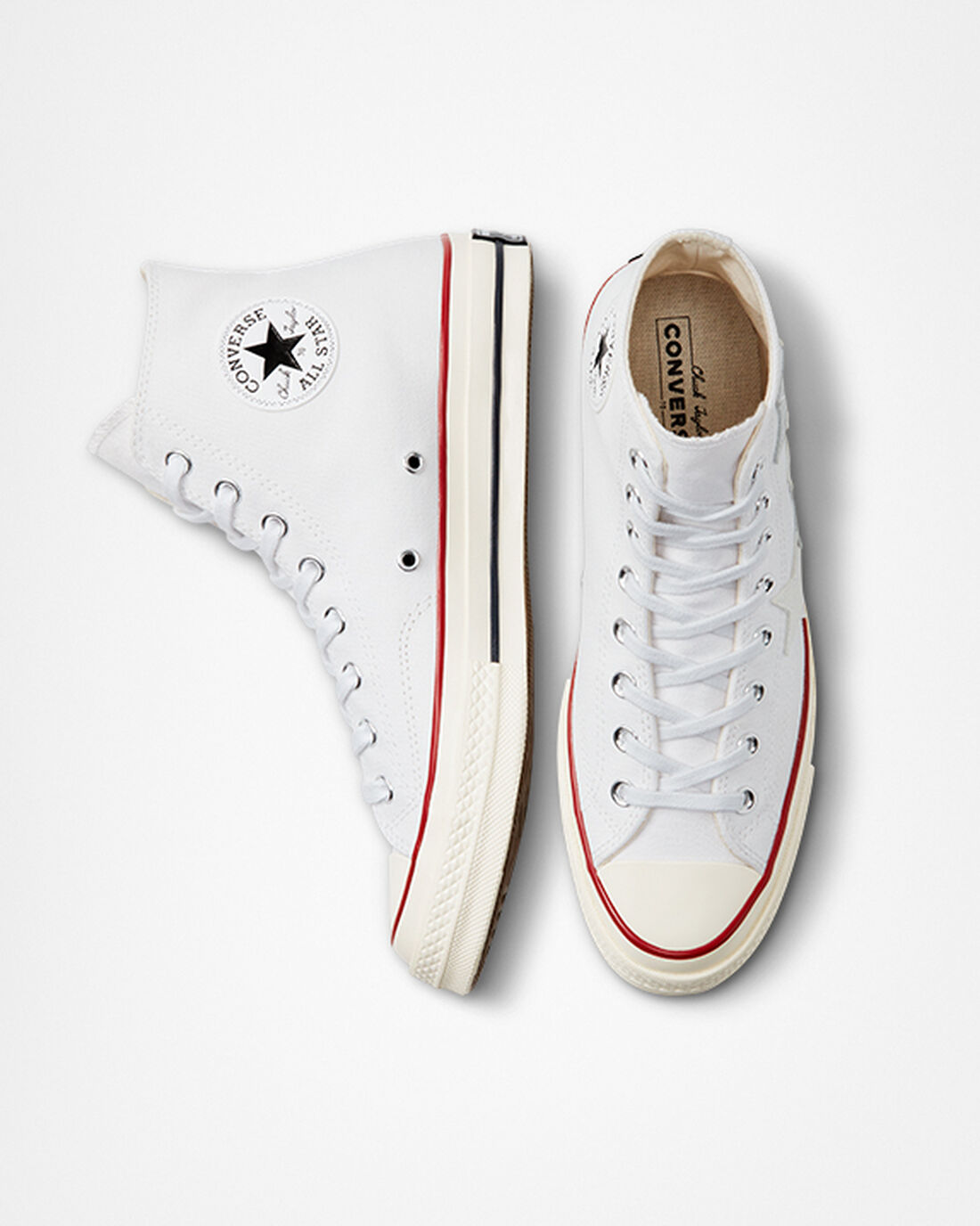 Converse Chuck 70 Star Patchwork Höga Sneakers Herr Vita Olika Färger | Sverige-98025