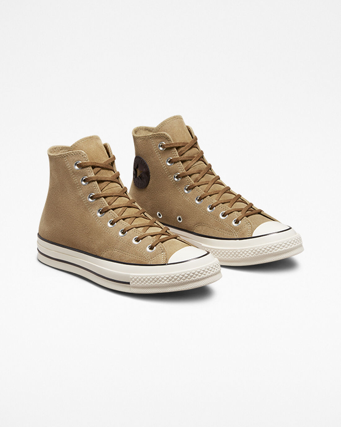 Converse Chuck 70 Suede Höga Sneakers Dam Bruna/Svarta | Sverige-02439