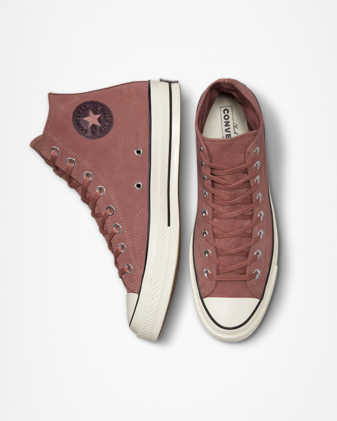 Converse Chuck 70 Suede Höga Sneakers Dam Burgundy/Svarta | Sverige-70894