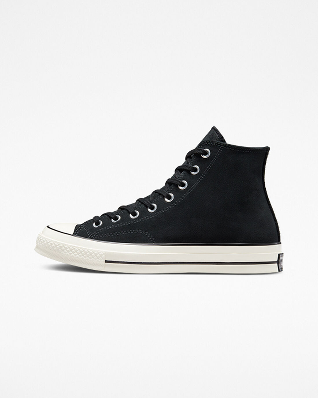 Converse Chuck 70 Suede Höga Sneakers Dam Svarta | Sverige-89105