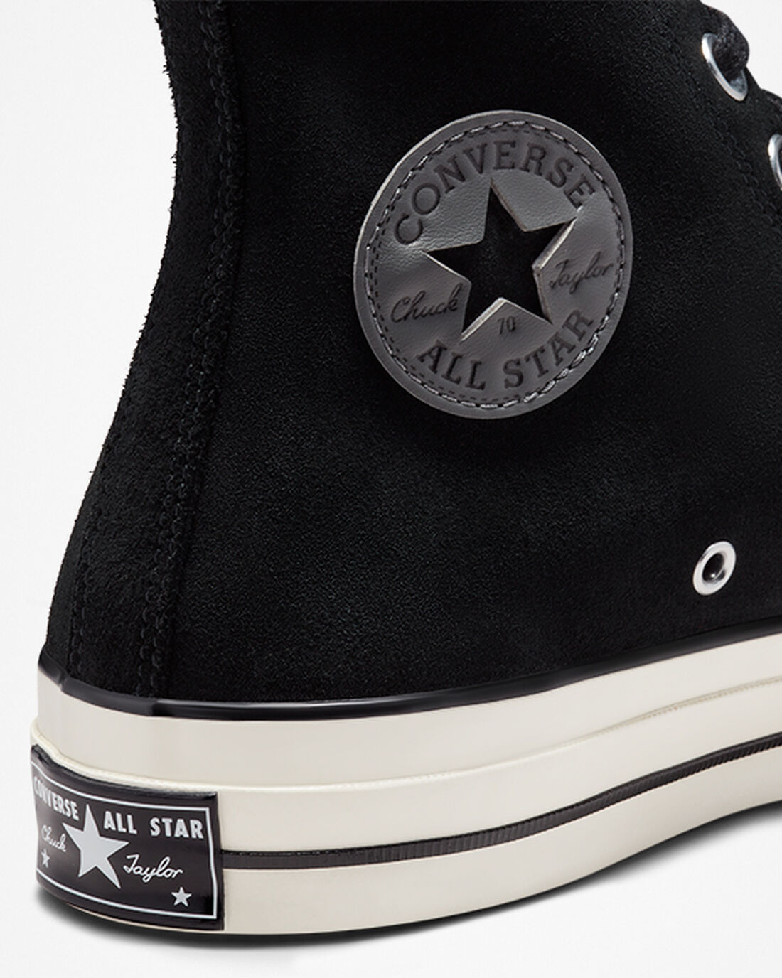 Converse Chuck 70 Suede Höga Sneakers Dam Svarta | Sverige-89105