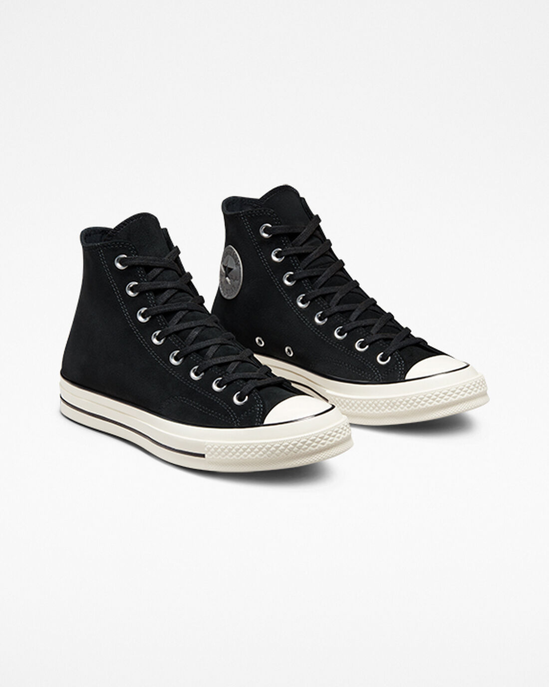 Converse Chuck 70 Suede Höga Sneakers Dam Svarta | Sverige-89105