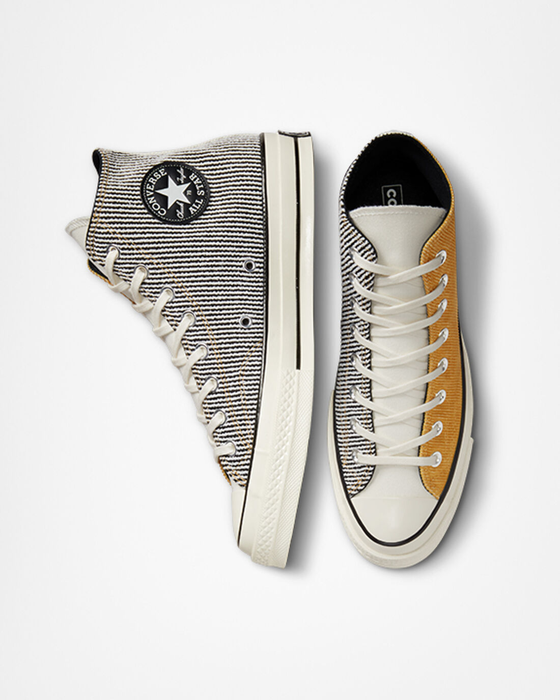 Converse Chuck 70 Textured Tri-Panel Höga Sneakers Herr Orange/Svarta | Sverige-23167