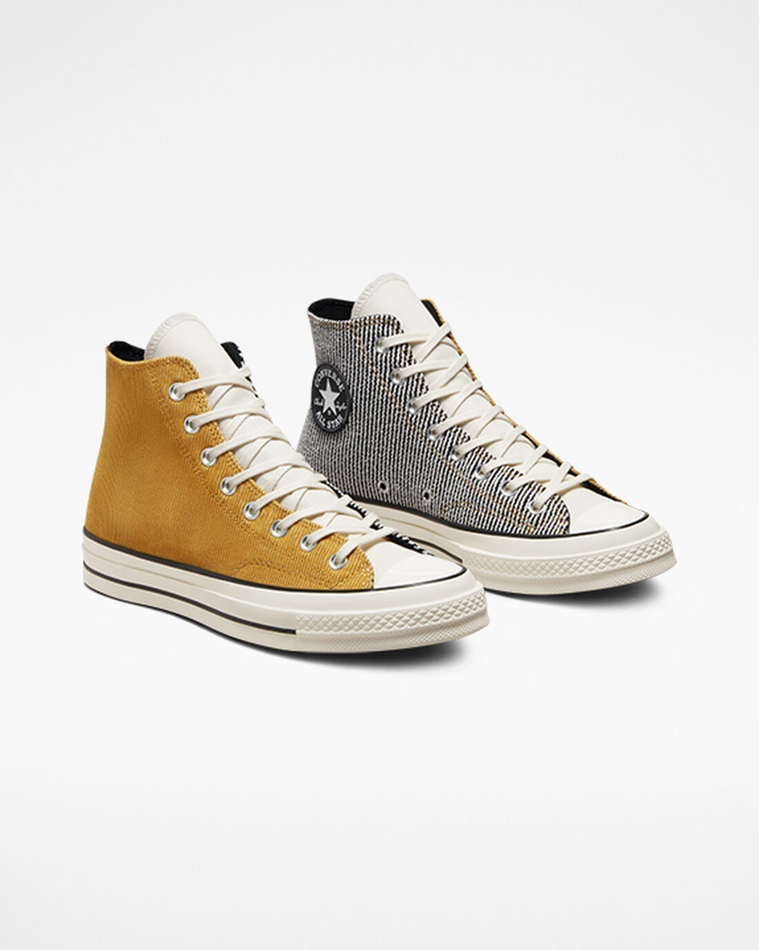 Converse Chuck 70 Textured Tri-Panel Höga Sneakers Herr Orange/Svarta | Sverige-23167