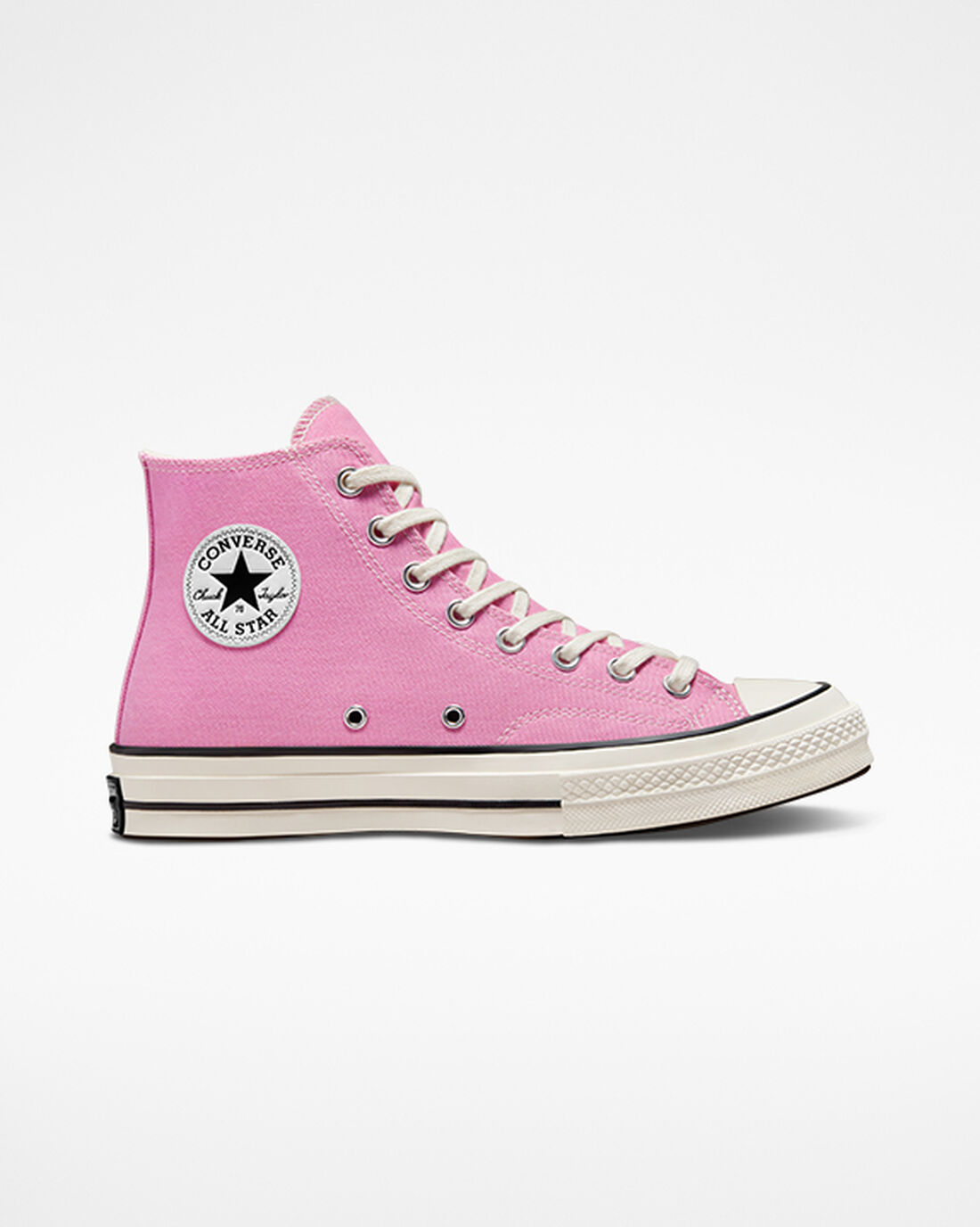 Converse Chuck 70 Vintage Canvas Höga Sneakers Dam Rosa/Svarta | Sverige-26013