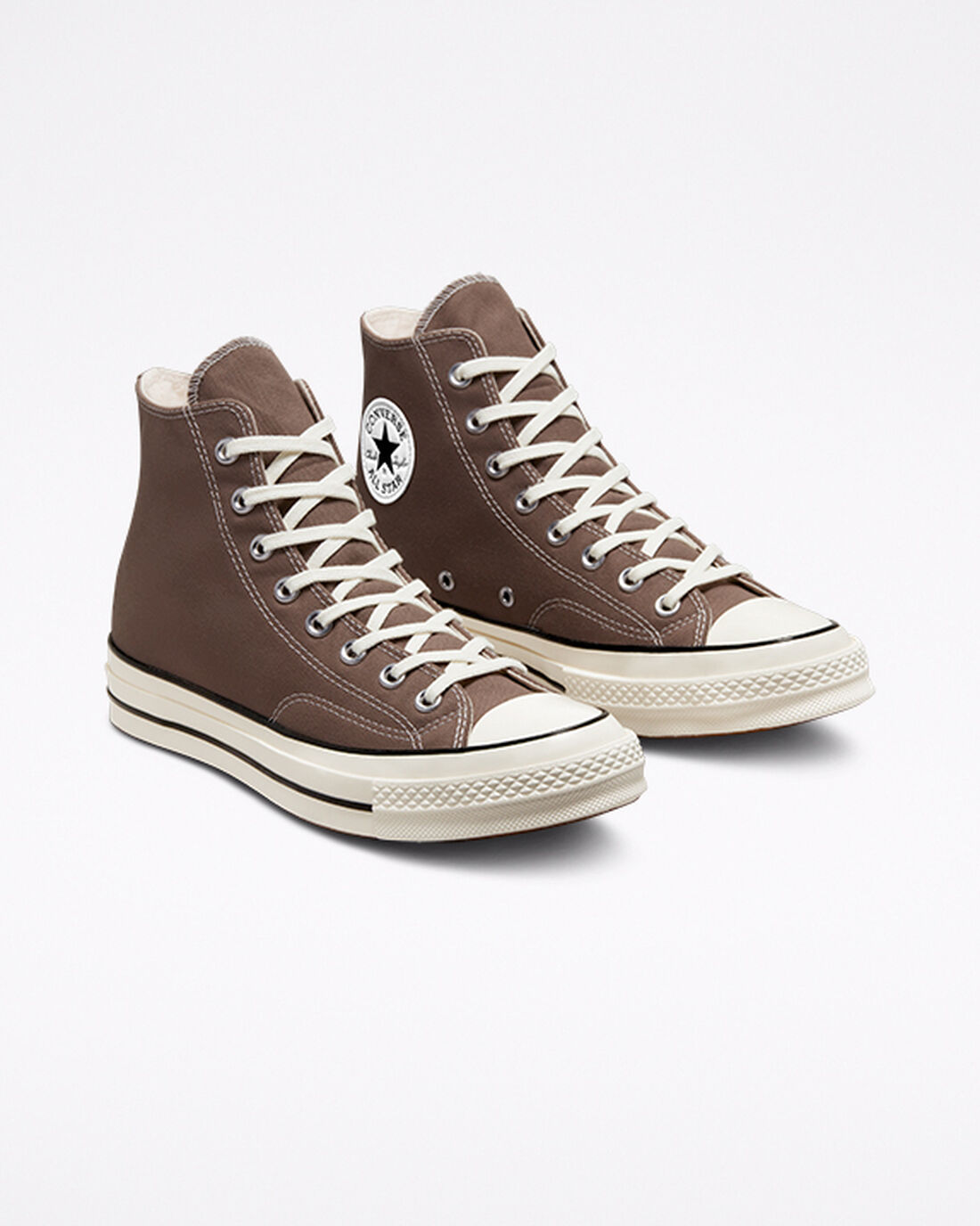 Converse Chuck 70 Vintage Canvas Höga Sneakers Dam Beige/Svarta | Sverige-29170