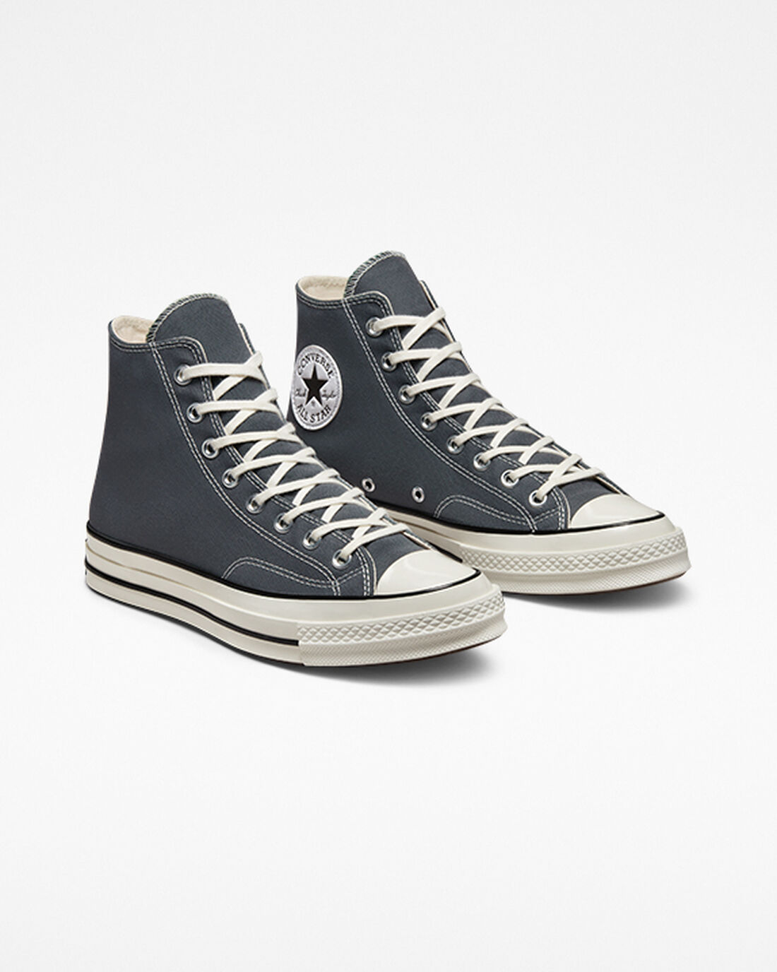 Converse Chuck 70 Vintage Canvas Höga Sneakers Herr Grå/Svarta | Sverige-35142