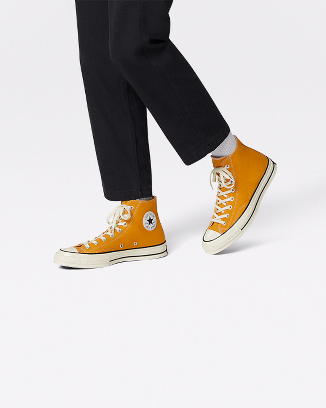 Converse Chuck 70 Vintage Canvas Höga Sneakers Dam Orange | Sverige-45807