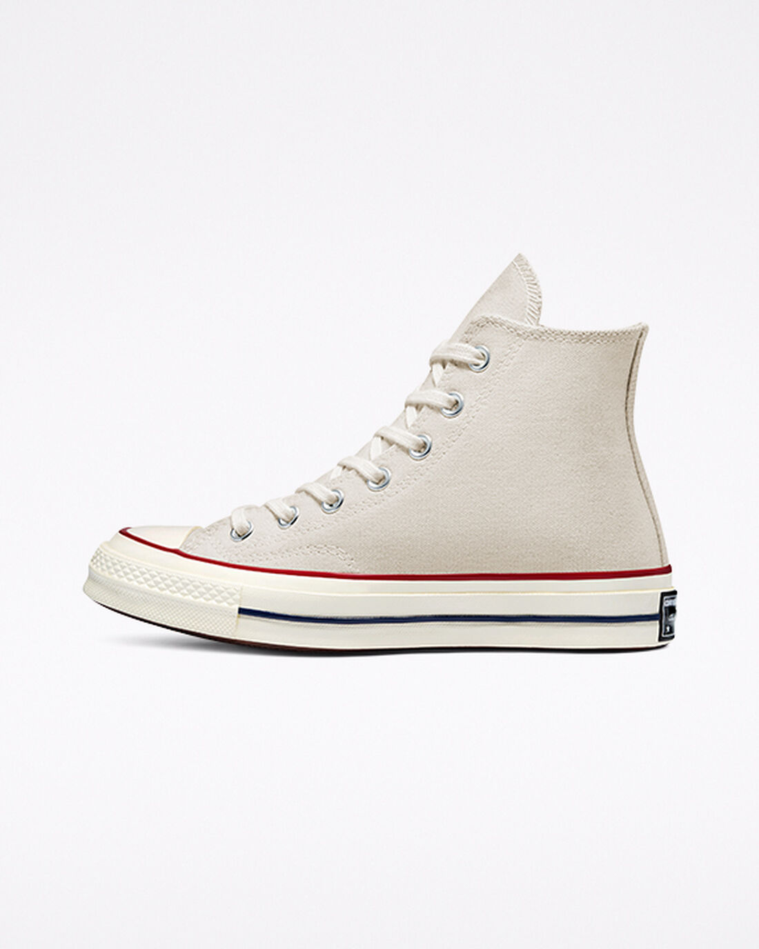 Converse Chuck 70 Vintage Canvas Höga Sneakers Herr Beige/MörkRöda | Sverige-48061