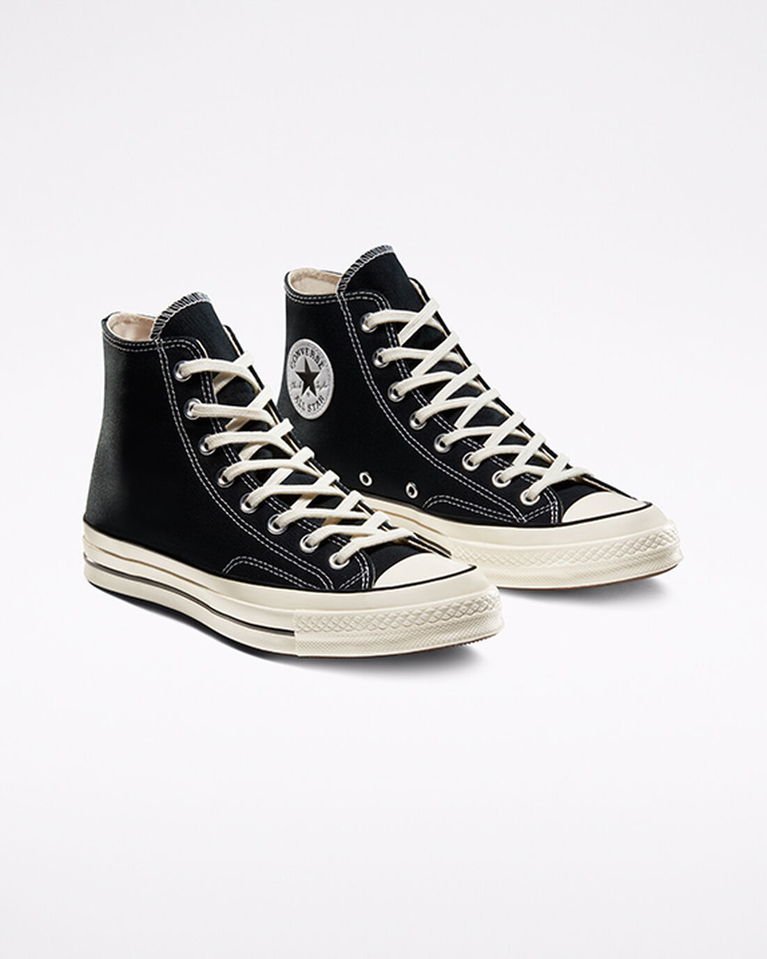 Converse Chuck 70 Vintage Canvas Höga Sneakers Dam Svarta | Sverige-67301