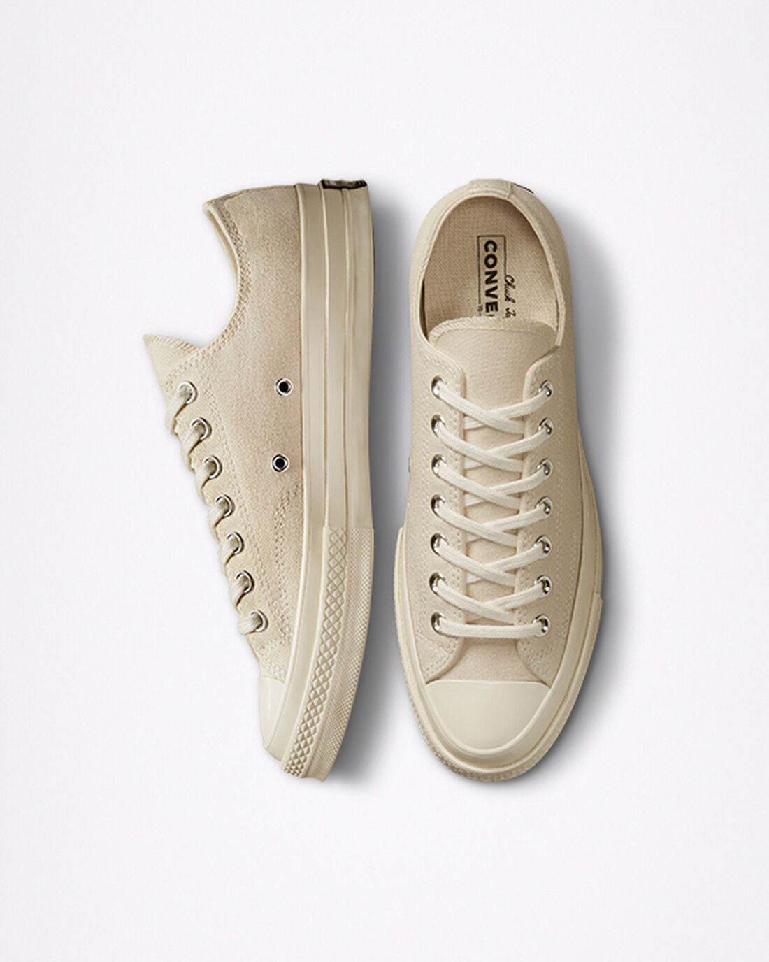 Converse Chuck 70 Vintage Canvas Sneakers Herr Beige/Svarta | Sverige-31689